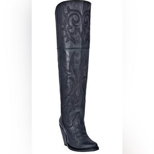 Dan Post Boots Jilted Embroidery over the knee boots